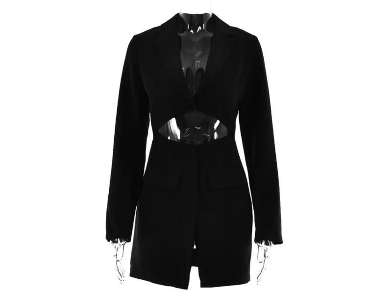 Mini Φόρεμα Blazer με Cut-Out