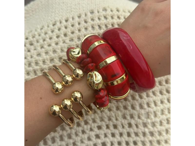 Σετ Βραχιόλια Red Gold