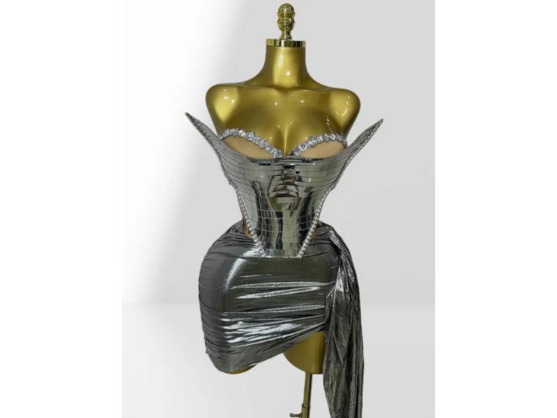 Mini Mirror Corset Dress
