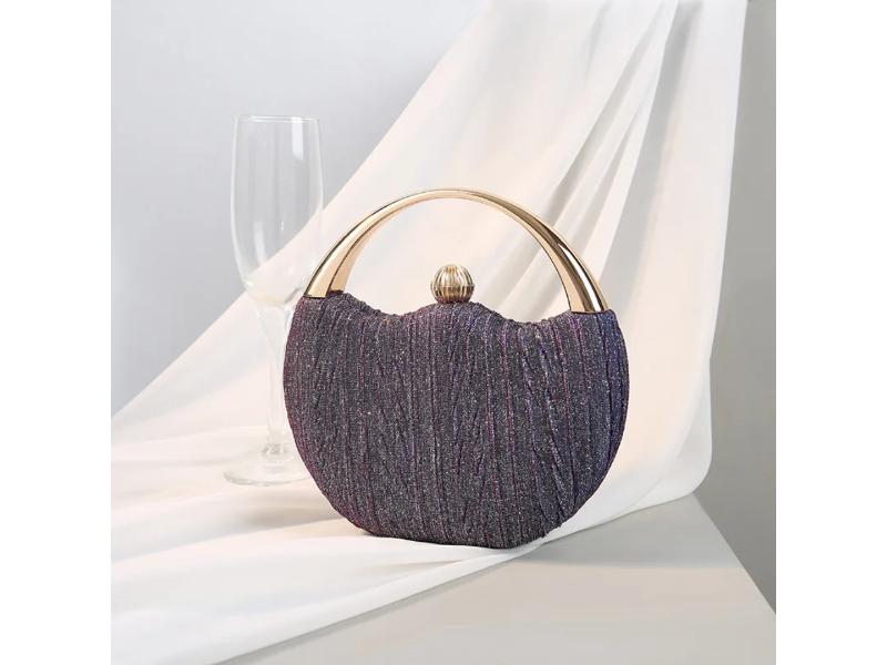 Round Metal Handle Bag