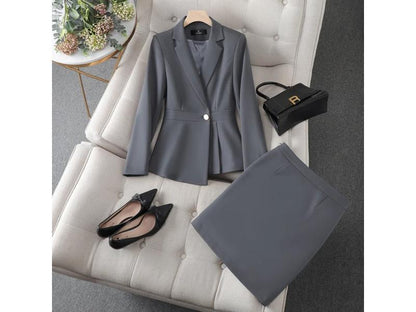 Κοστούμι με Σακάκι και Μίνι Φούστα