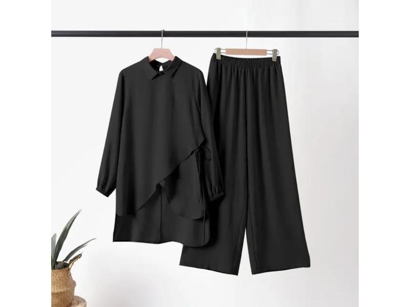 Σετ Ασύμμετρη Πουκαμίσα και Παντελόνι
