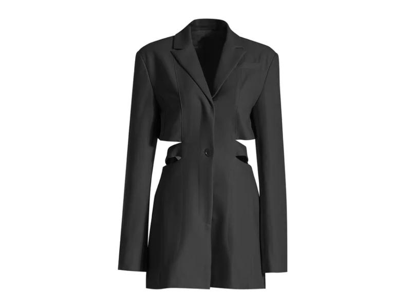Blazer Φόρεμα με Cut-Out Λεπτομέρειες