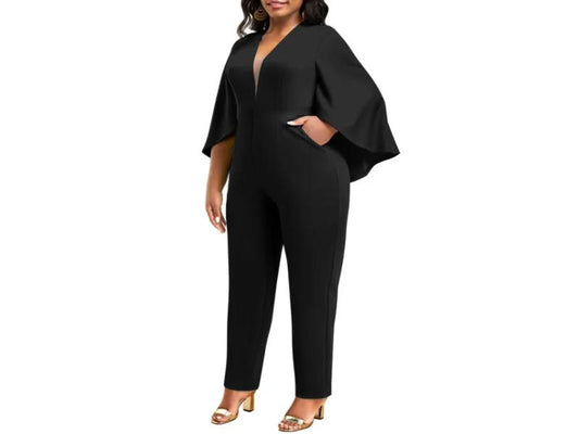 Ολόσωμη Φόρμα με Μανίκια Κάπα