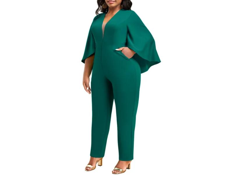 Ολόσωμη Φόρμα με Μανίκια Κάπα