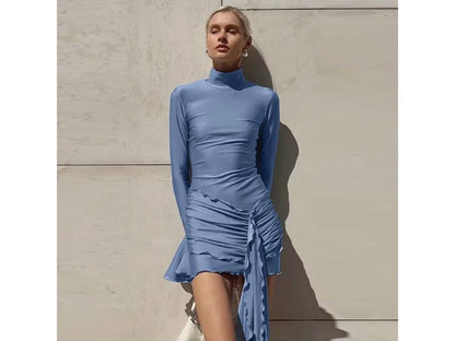 Mini Φόρεμα με Δραπέ Λεπτομέρειες