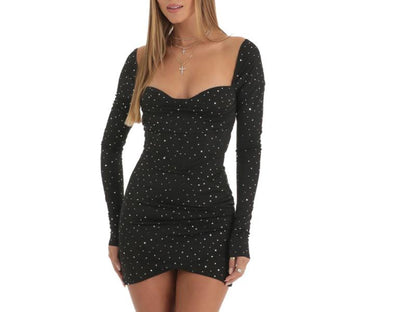 Mini Φόρεμα με Κορσέ και Δέσιμο Πλάτης