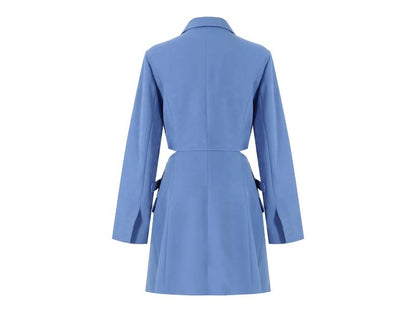 Σετ Blazer και Μίνι Φούστα με Ζώνες