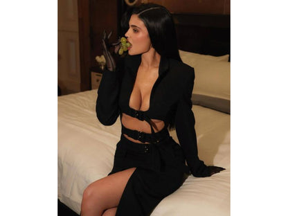 Maxi Φόρεμα με Cut-Out και Αγκράφες