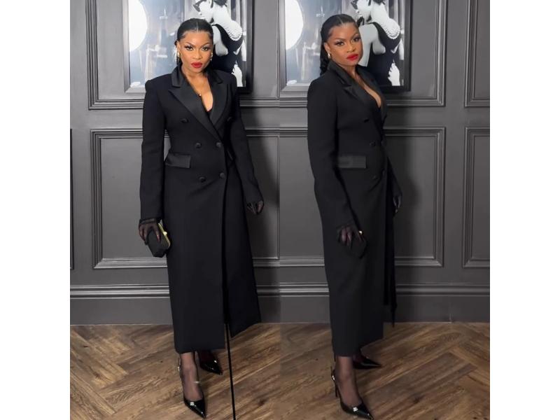 Μακρύ Blazer Dress σε Μαύρο