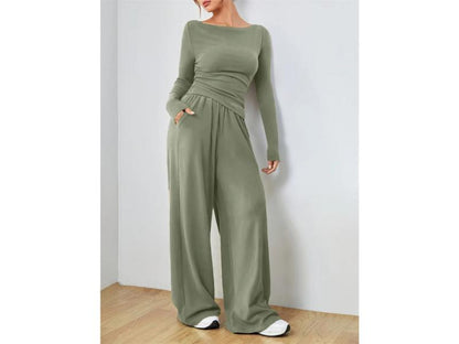 Σετ Relax Fit με Μακρυμάνικο Top