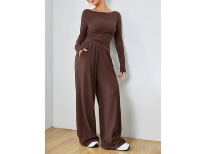 Σετ Relax Fit με Μακρυμάνικο Top