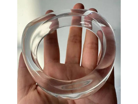 Διάφανο Ασύμμετρο Βραχιόλι Ρητίνης