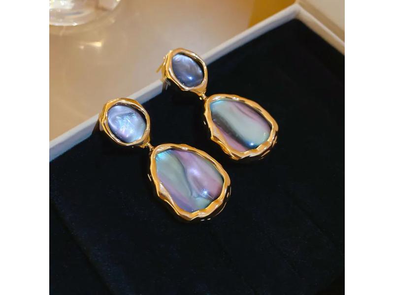 Σκουλαρίκια Iridescent Drop