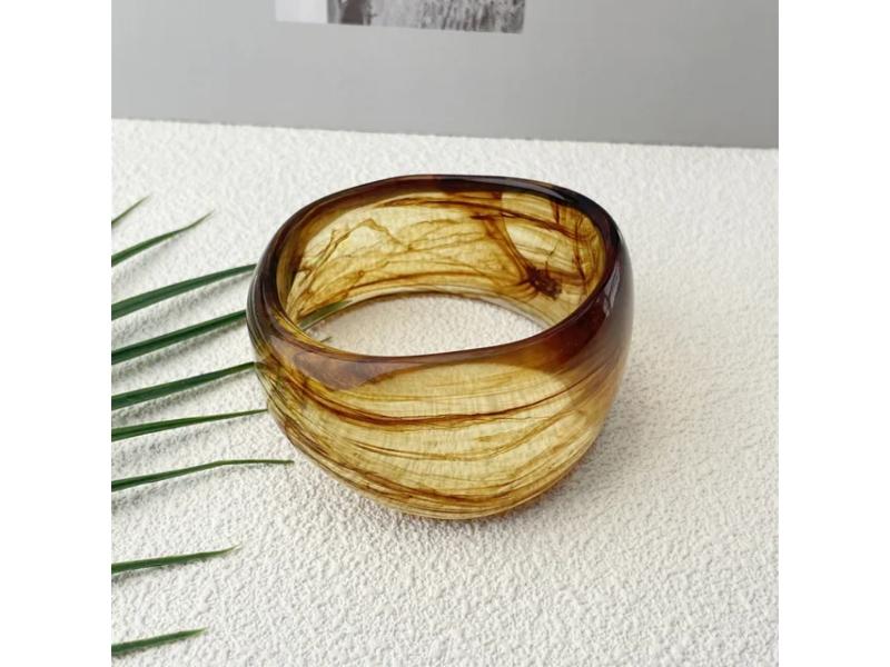 Βραχιόλι Oval Resin Honey