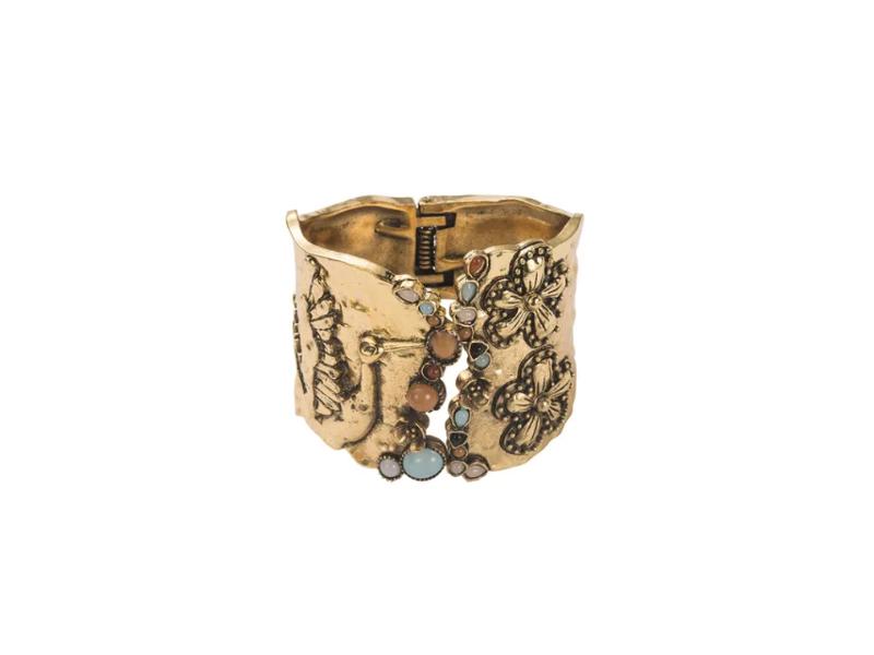 Βραχιόλι Vintage Etched Gold Cuff