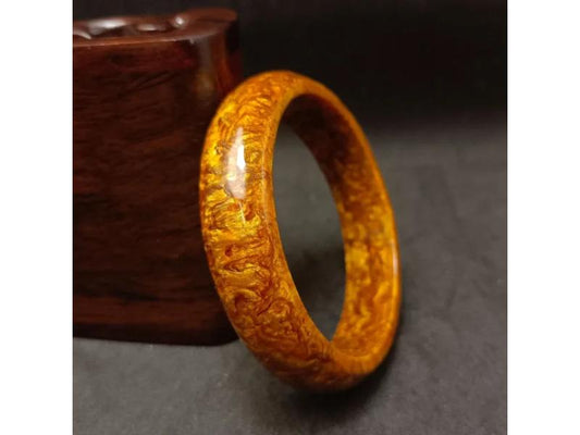 Βραχιόλι Brown Marbled Resin