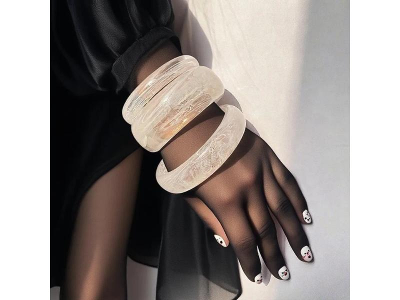 Βραχιόλια Ice Clear Bangles Set
