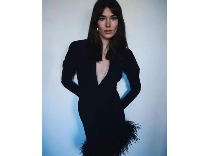 Mini Φόρεμα με Φτερά