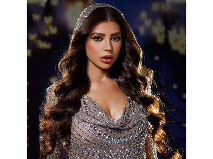 Mini Φόρεμα με Drape και Strass