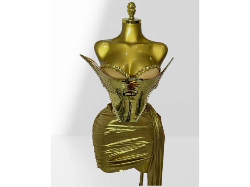 Mini Mirror Corset Dress