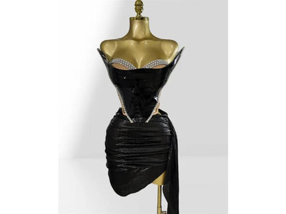 Mini Mirror Corset Dress