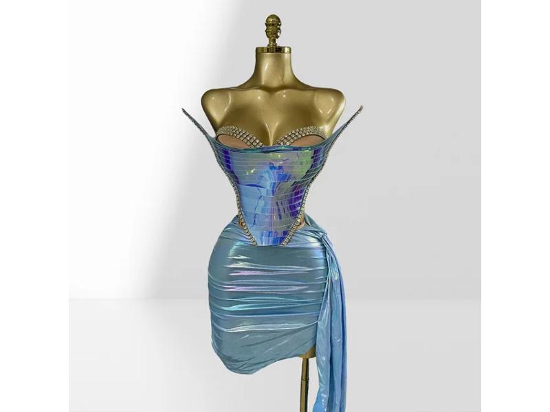 Mini Mirror Corset Dress