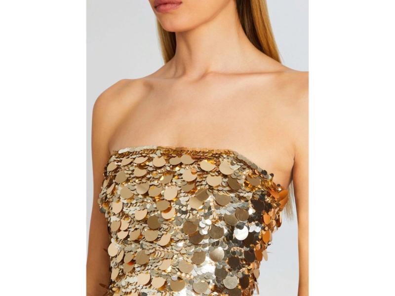Strapless Sequin Mini Dress