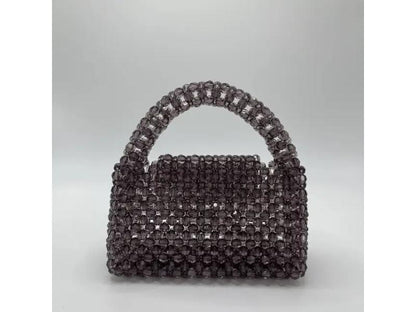 Beaded Top Handle Bag