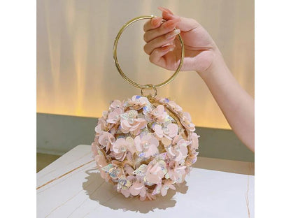 Sequin Ball Ring Bag