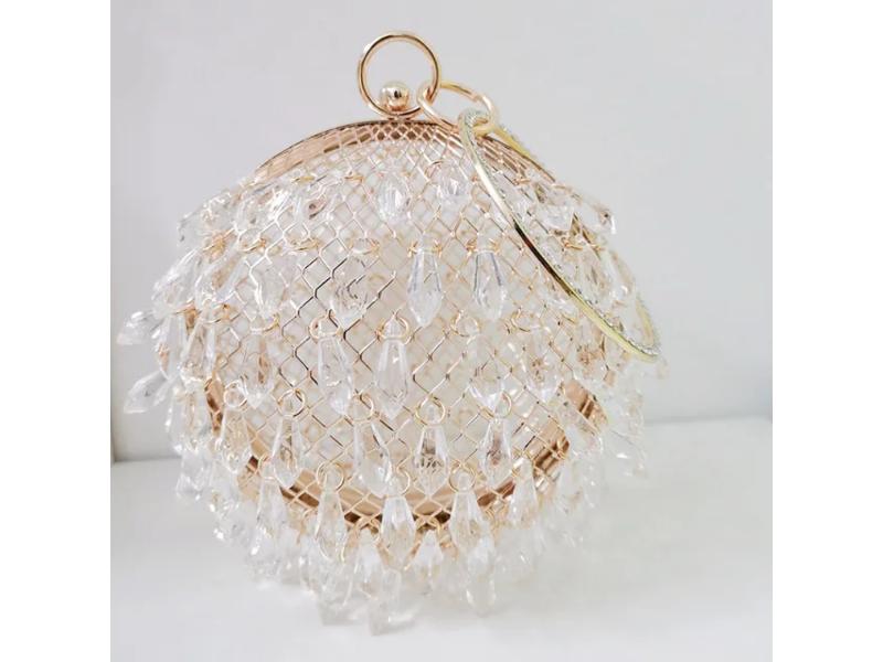 Crystal Net Ball Bag