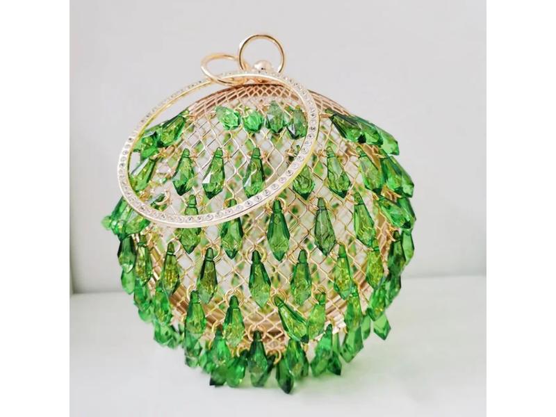 Crystal Net Ball Bag