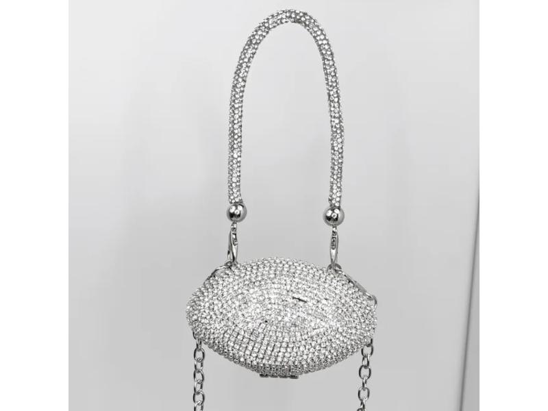 Silver Diamond Tote