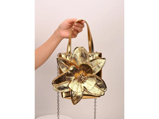 Flower mini tote bag