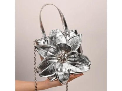 Flower mini tote bag