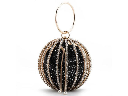 Sphere Crystal Clutch Bag