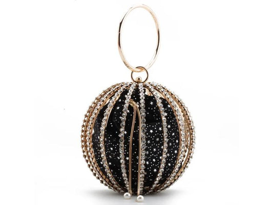 Sphere Crystal Clutch Bag