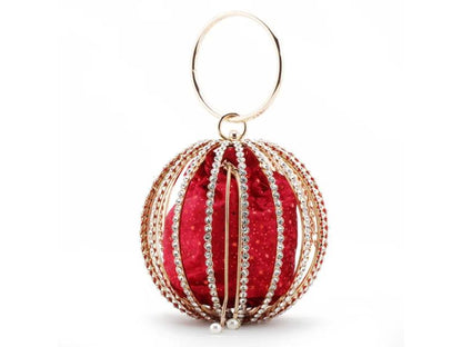 Sphere Crystal Clutch Bag