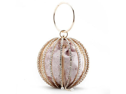 Sphere Crystal Clutch Bag
