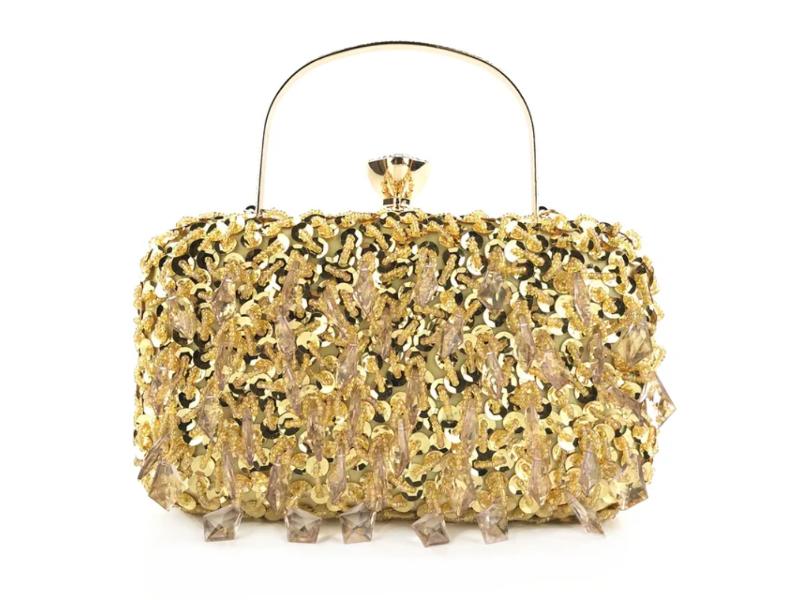 Sequin Crystal Clutch Bag