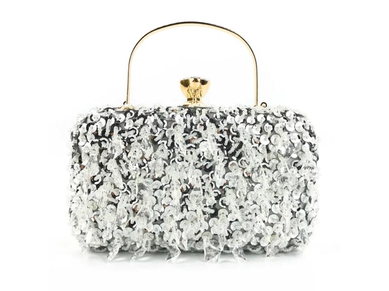 Sequin Crystal Clutch Bag