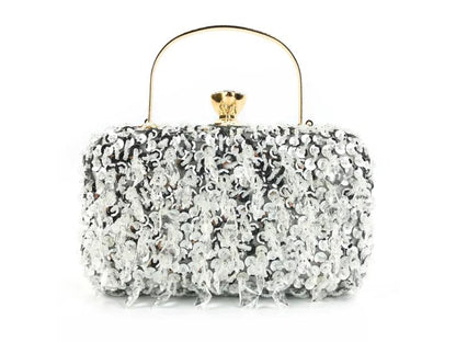 Sequin Crystal Clutch Bag