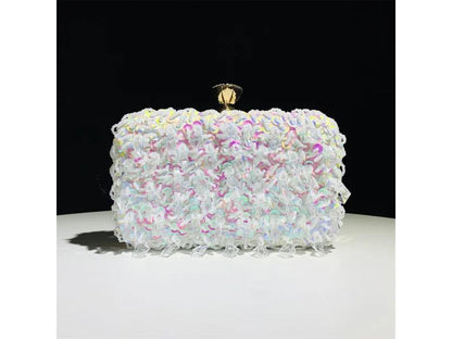 Sequin Crystal Clutch Bag