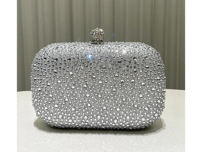 Crystal Stud Clutch Bag
