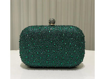 Crystal Stud Clutch Bag