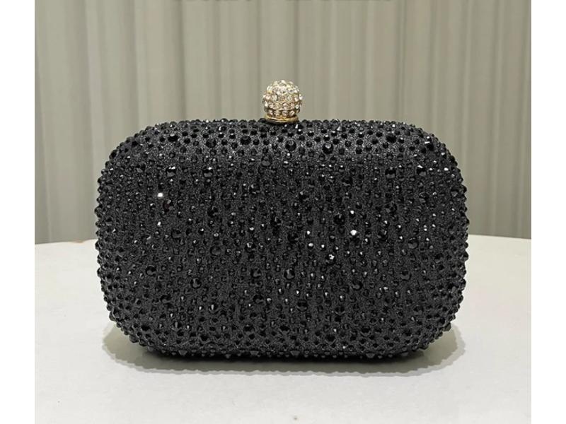 Crystal Stud Clutch Bag