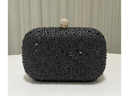 Crystal Stud Clutch Bag