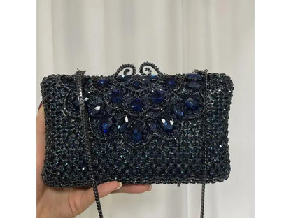 Luxury Crystal Clutch Τσάντα