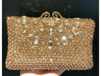 Luxury Crystal Clutch Τσάντα