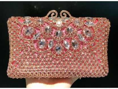 Luxury Crystal Clutch Τσάντα